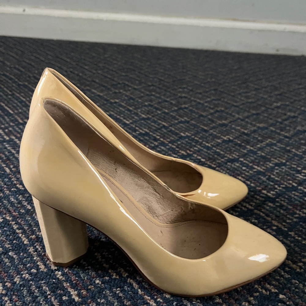 Used beige heels